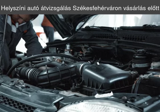 Helyszíni autó átvizsgálás Székesfehérváron vásárlás előtt