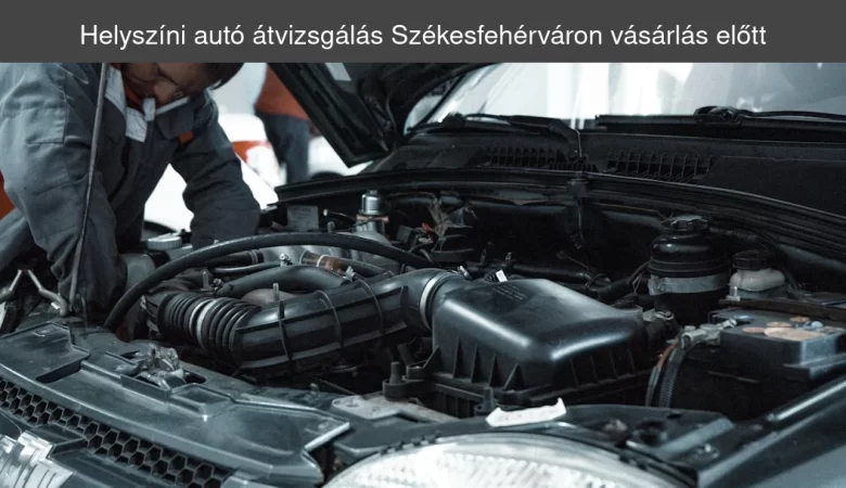 Helyszíni autó átvizsgálás Székesfehérváron vásárlás előtt